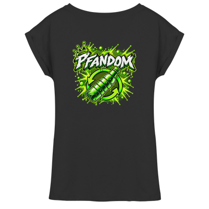 PFANDOM - Womens Extended Shoulder T-Shirt