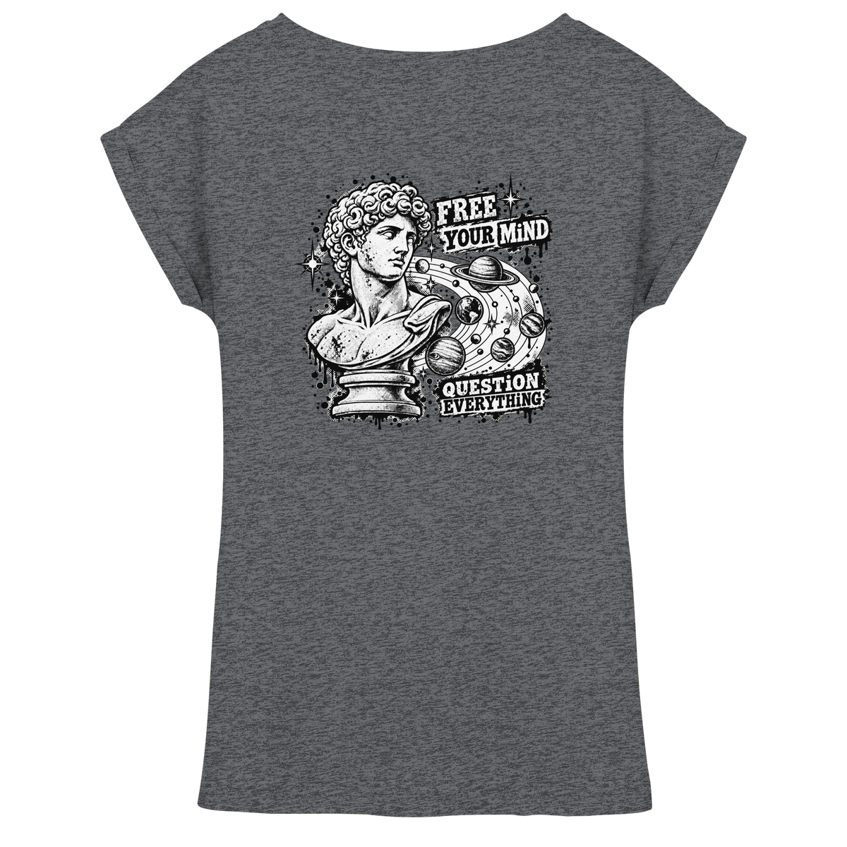 The Philosopher - Womens Extended Shoulder T-Shirt
