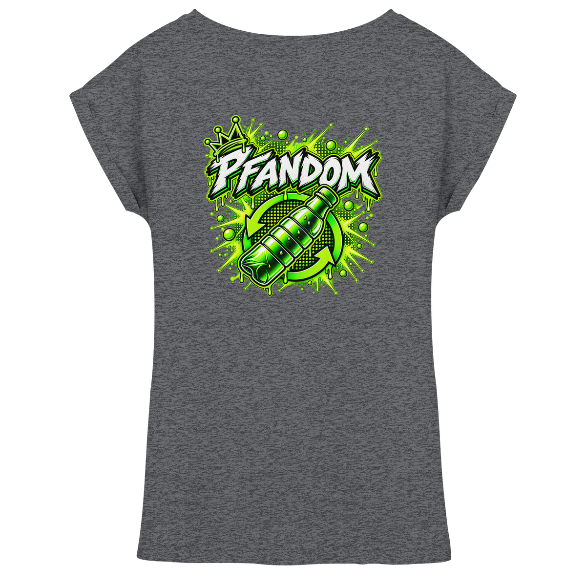 PFANDOM - Womens Extended Shoulder T-Shirt