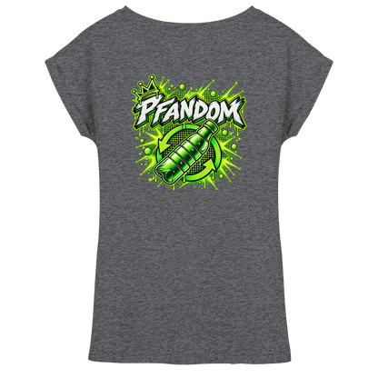 PFANDOM - Womens Extended Shoulder T-Shirt