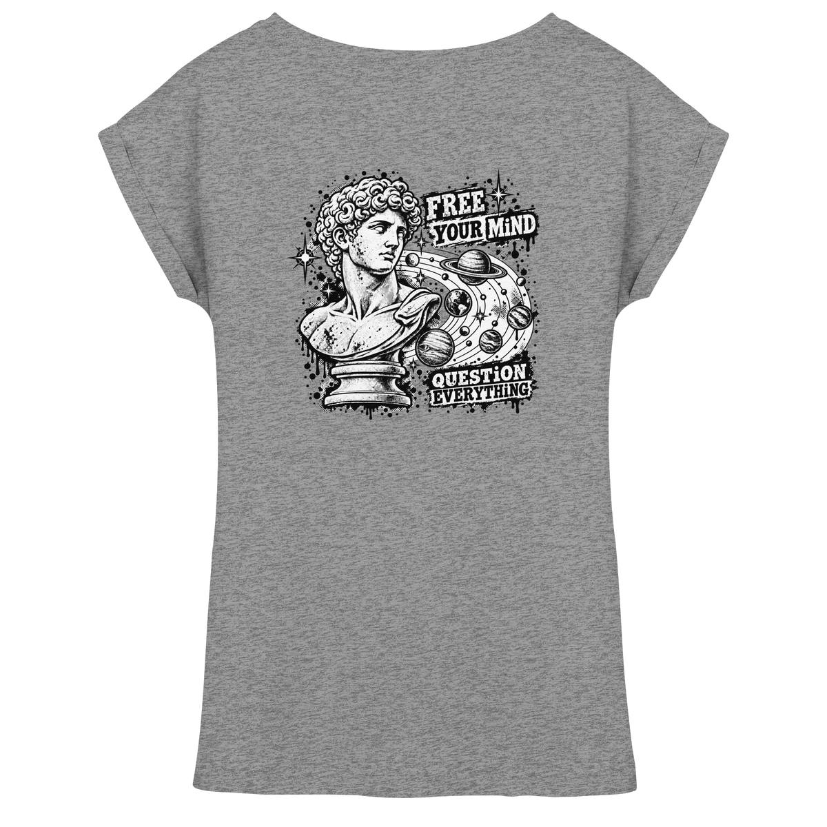 The Philosopher - Womens Extended Shoulder T-Shirt