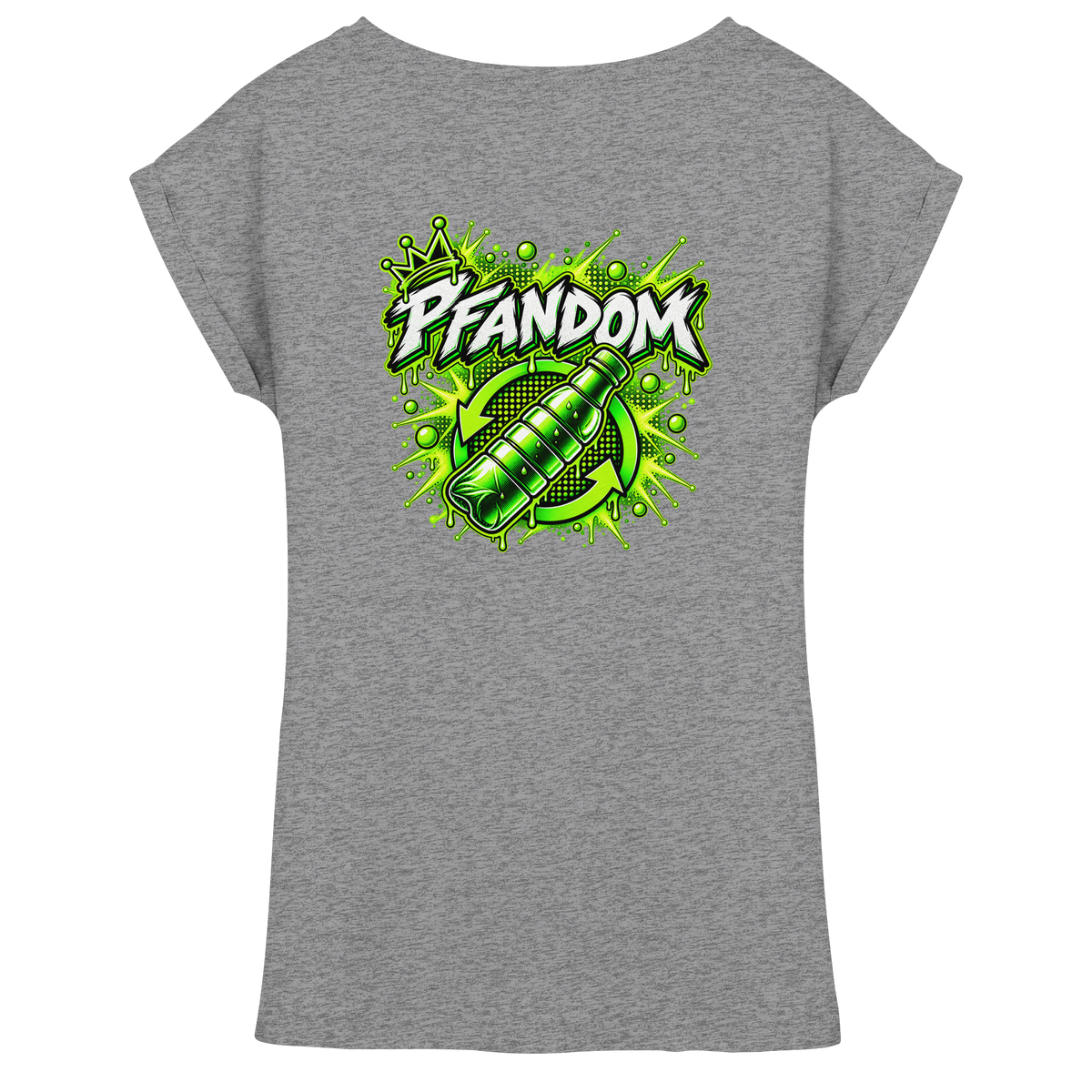 PFANDOM - Womens Extended Shoulder T-Shirt