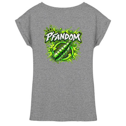 PFANDOM - Womens Extended Shoulder T-Shirt