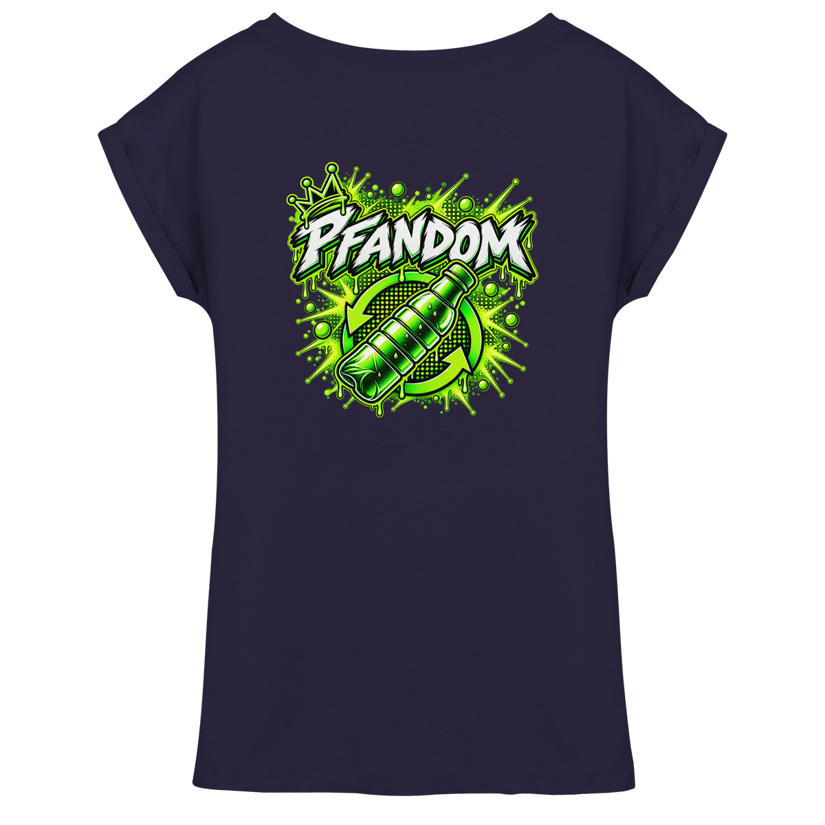 PFANDOM - Womens Extended Shoulder T-Shirt