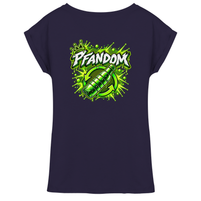 PFANDOM - Womens Extended Shoulder T-Shirt