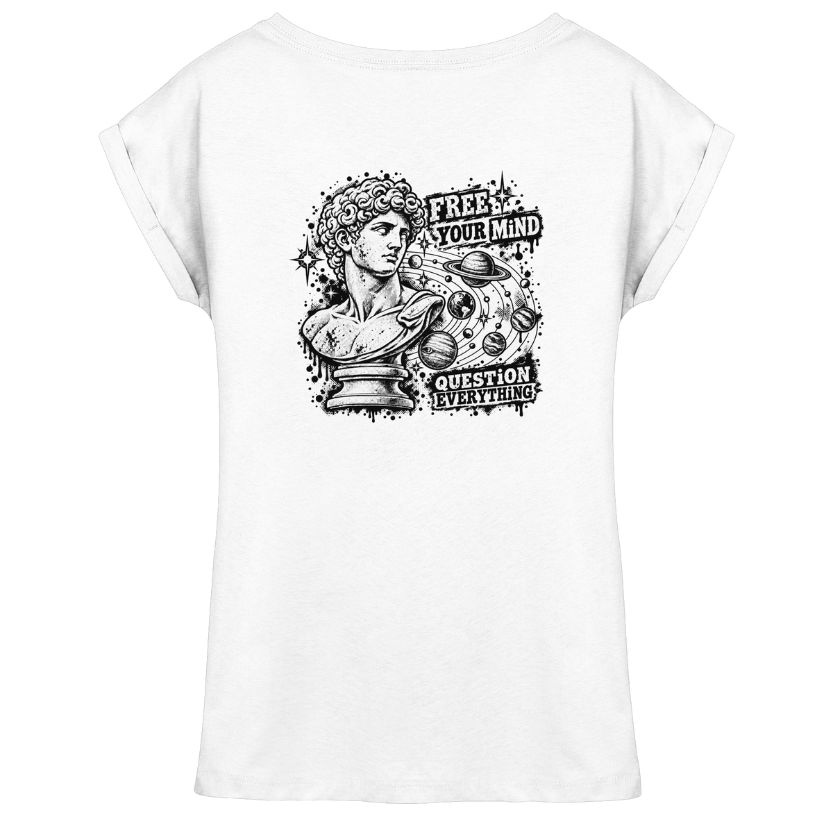 The Philosopher - Womens Extended Shoulder T-Shirt