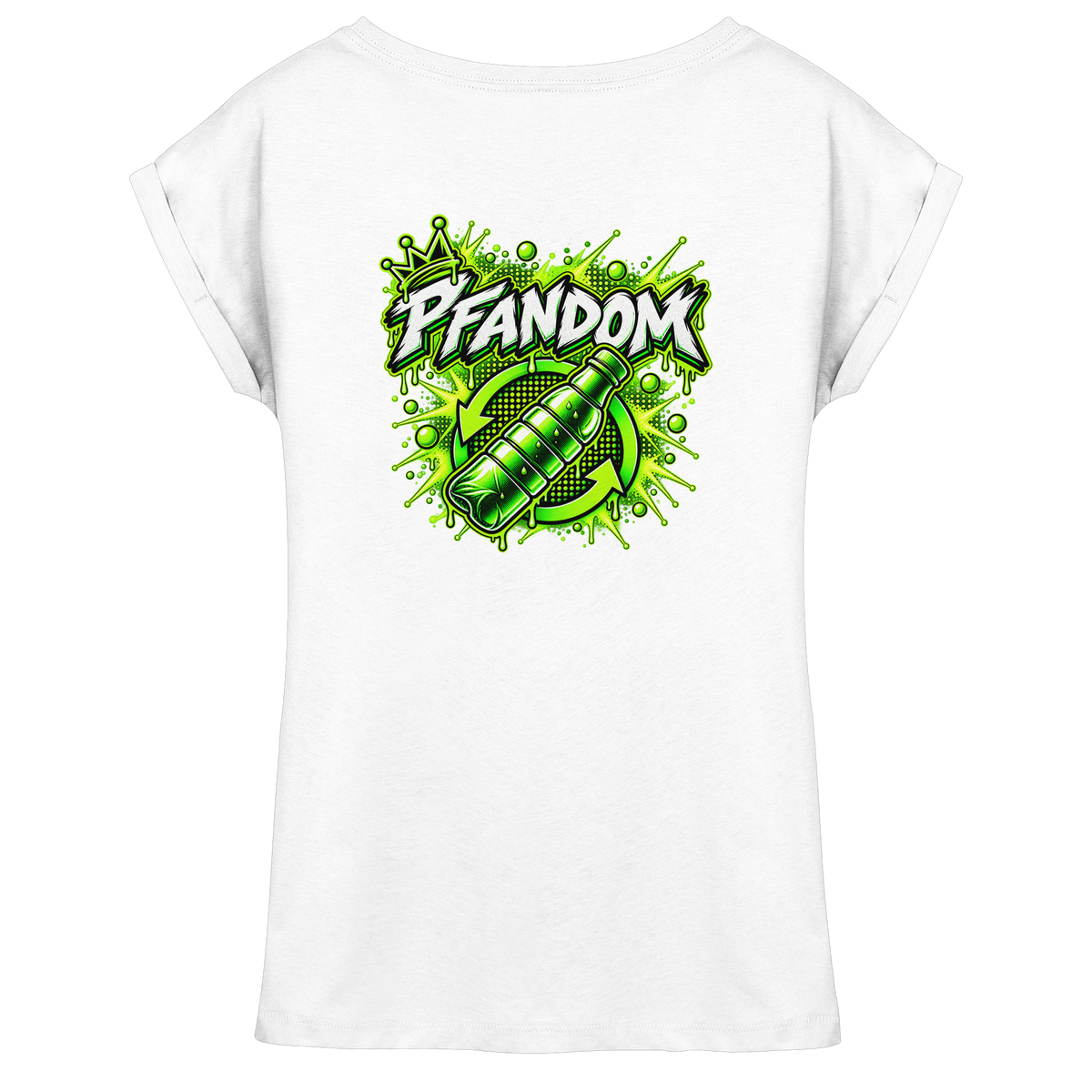 PFANDOM - Womens Extended Shoulder T-Shirt