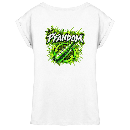 PFANDOM - Womens Extended Shoulder T-Shirt