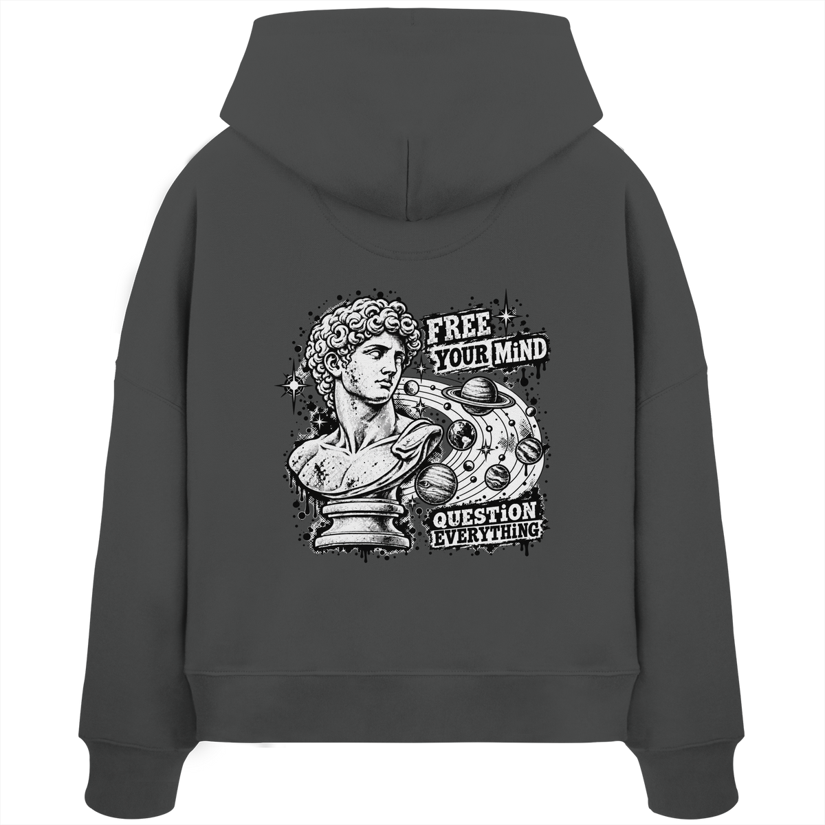 The Philosopher - Womens Organic Boxcut Hoodie