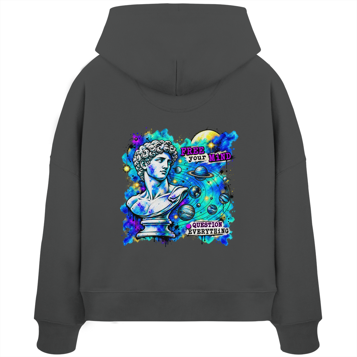 The Philosopher - Womens Organic Boxcut Hoodie