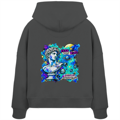 The Philosopher - Womens Organic Boxcut Hoodie