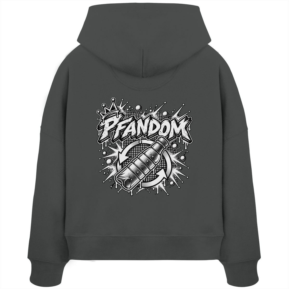 PFANDOM BASiCS  - Womens Organic Boxcut Hoodie