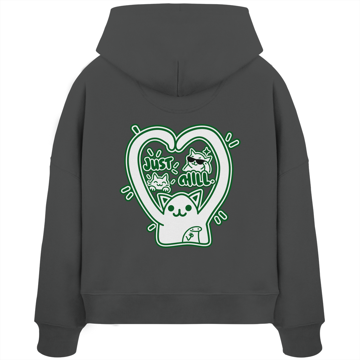 low CORTiSOL - Womens Organic Boxcut Hoodie