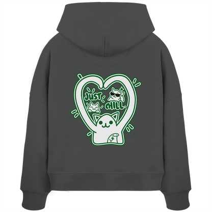 low CORTiSOL - Womens Organic Boxcut Hoodie