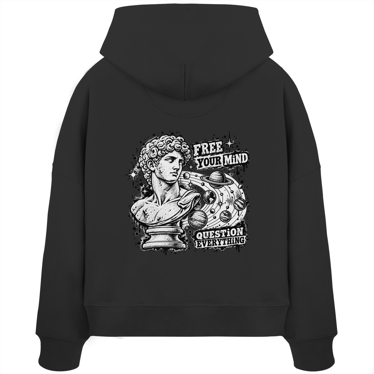 The Philosopher - Womens Organic Boxcut Hoodie