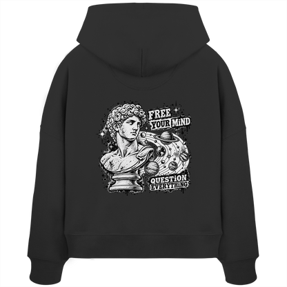 The Philosopher - Womens Organic Boxcut Hoodie
