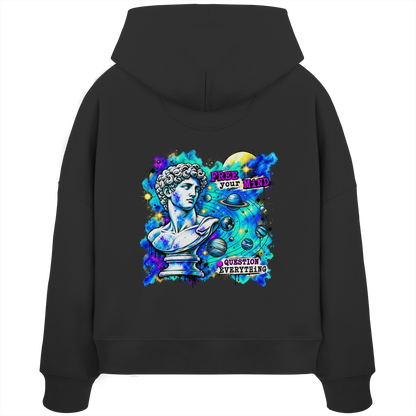 The Philosopher - Womens Organic Boxcut Hoodie
