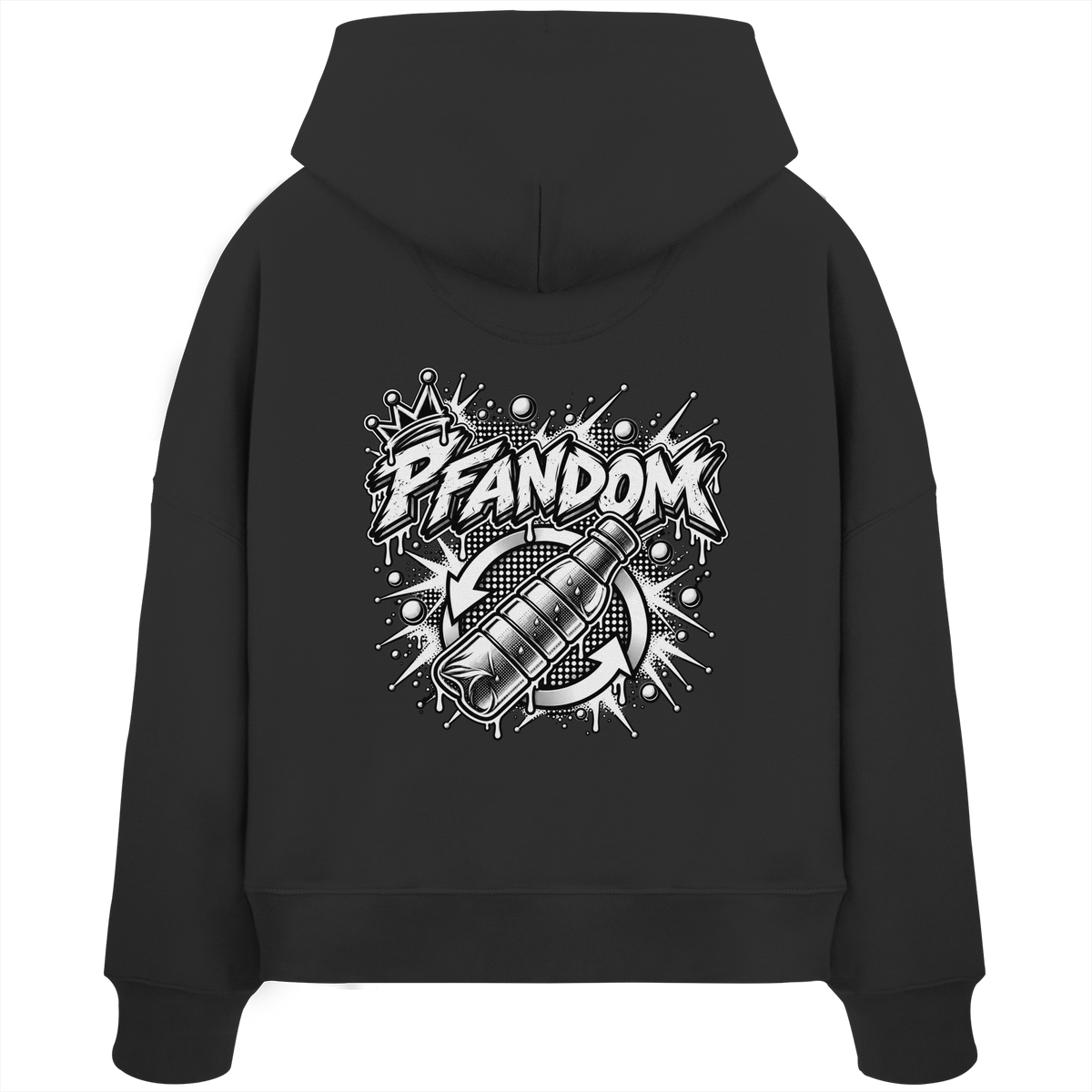 PFANDOM BASiCS  - Womens Organic Boxcut Hoodie