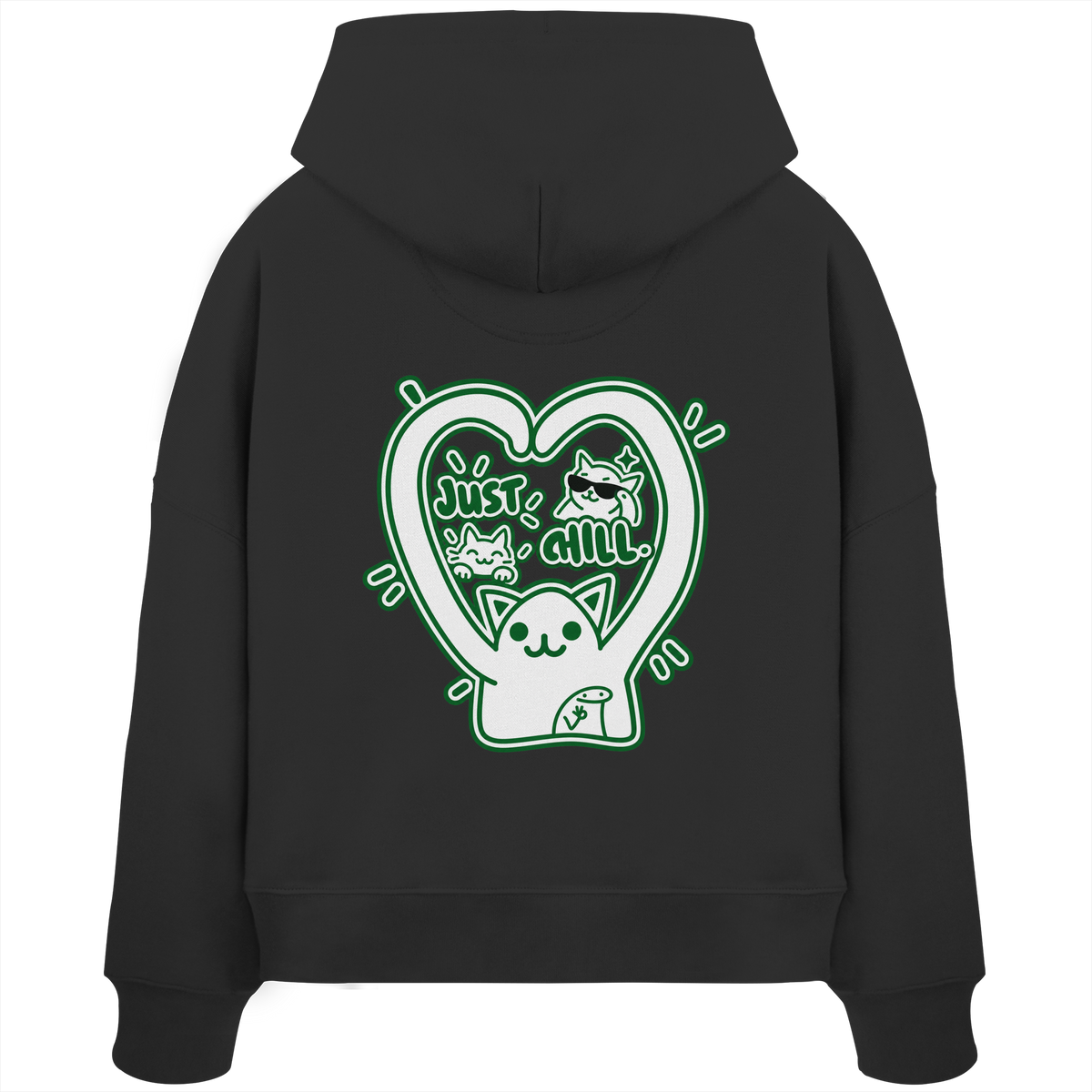 low CORTiSOL - Womens Organic Boxcut Hoodie