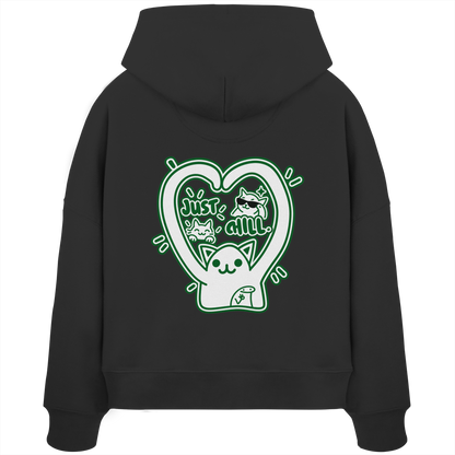 low CORTiSOL - Womens Organic Boxcut Hoodie