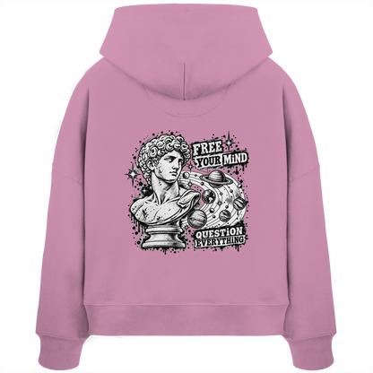 The Philosopher - Womens Organic Boxcut Hoodie