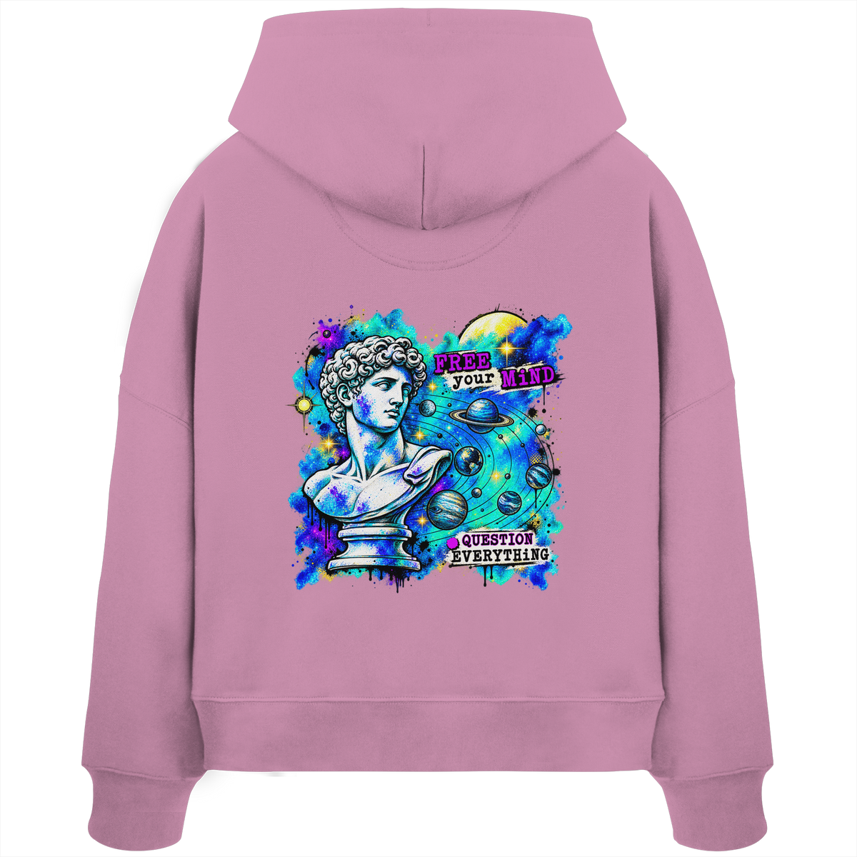 The Philosopher - Womens Organic Boxcut Hoodie