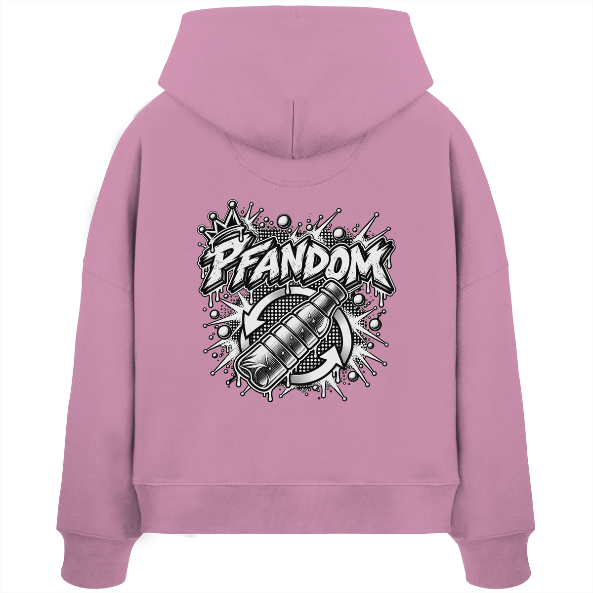 PFANDOM BASiCS  - Womens Organic Boxcut Hoodie
