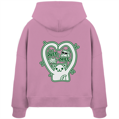 low CORTiSOL - Womens Organic Boxcut Hoodie