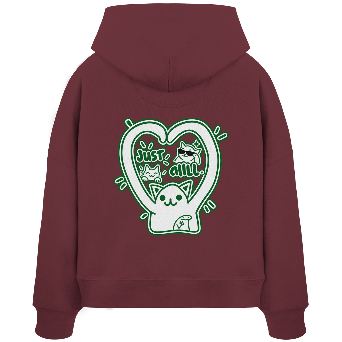 low CORTiSOL - Womens Organic Boxcut Hoodie