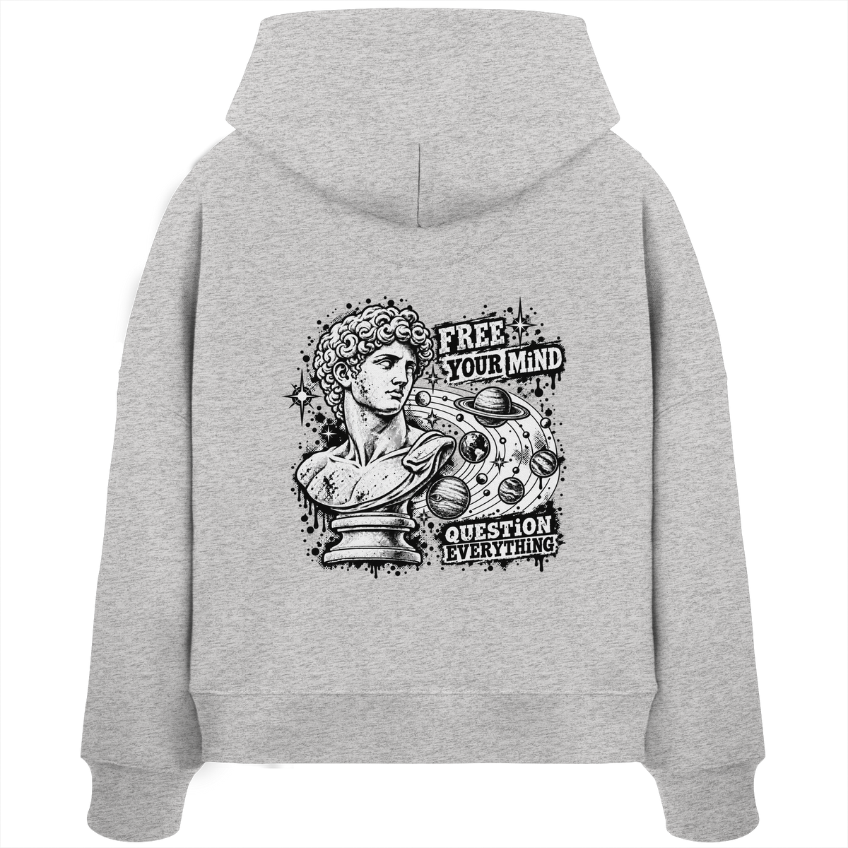 The Philosopher - Womens Organic Boxcut Hoodie