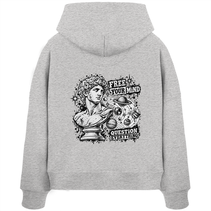 The Philosopher - Womens Organic Boxcut Hoodie