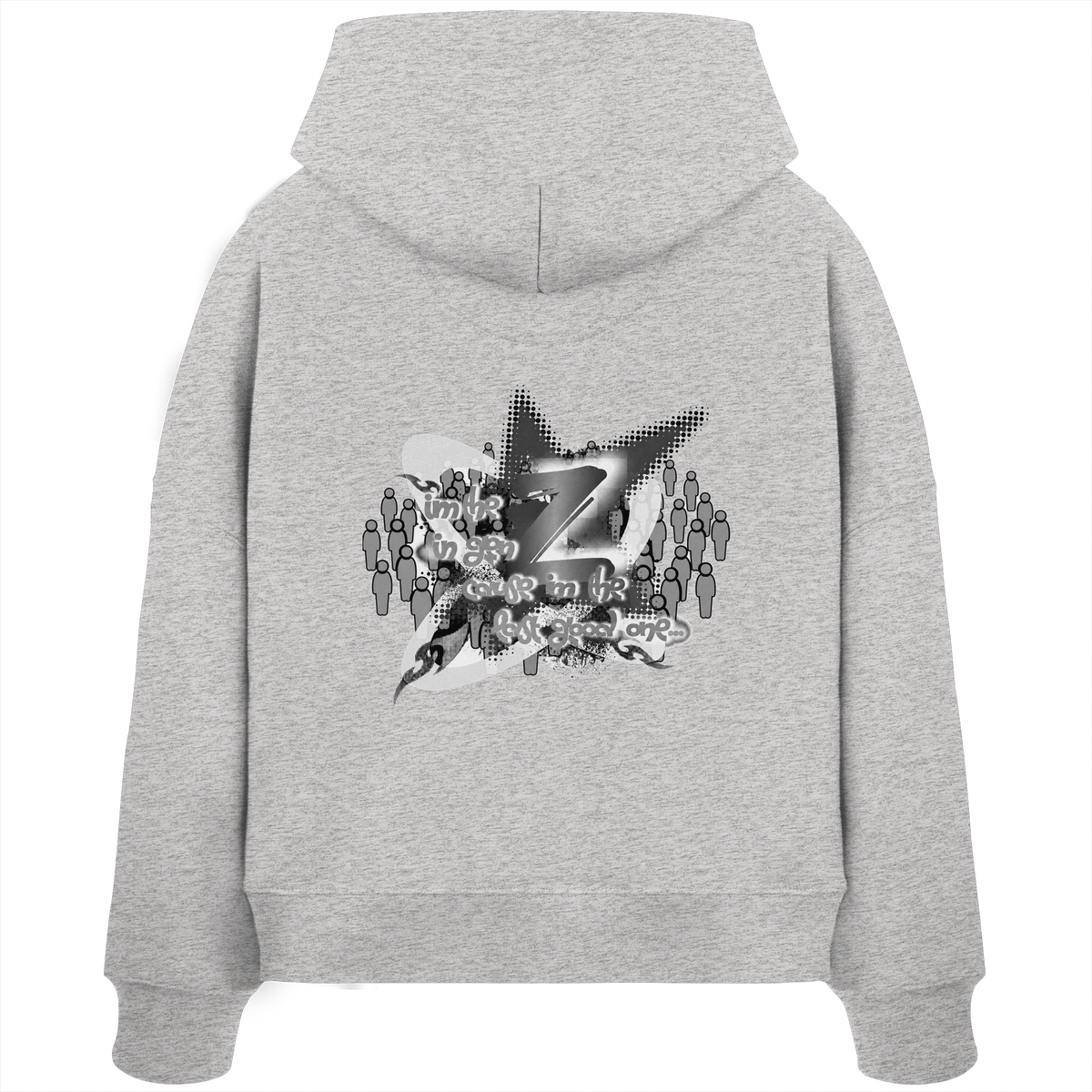The Rebellion Z BASiC - Womens Organic Boxcut Hoodie