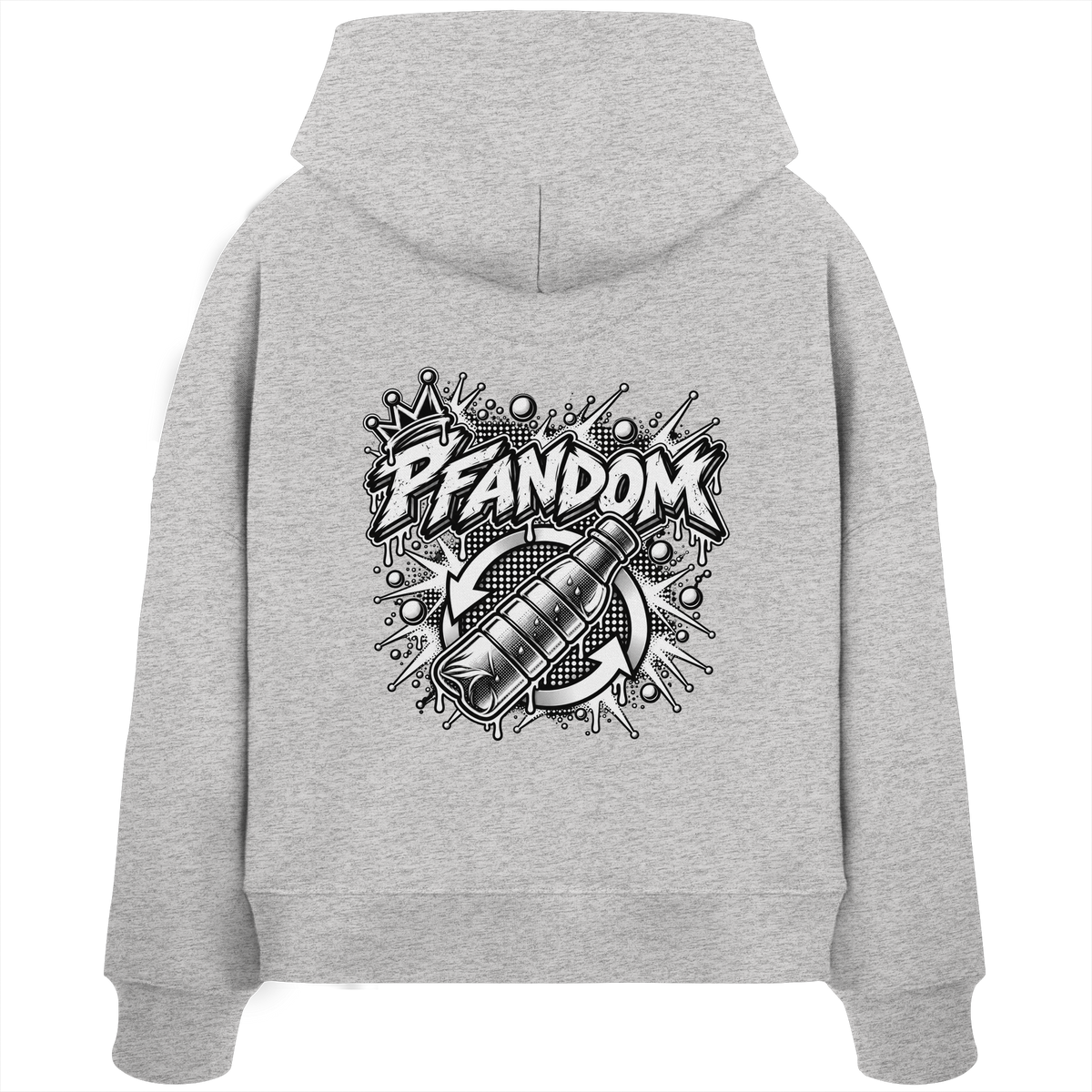 PFANDOM BASiCS  - Womens Organic Boxcut Hoodie