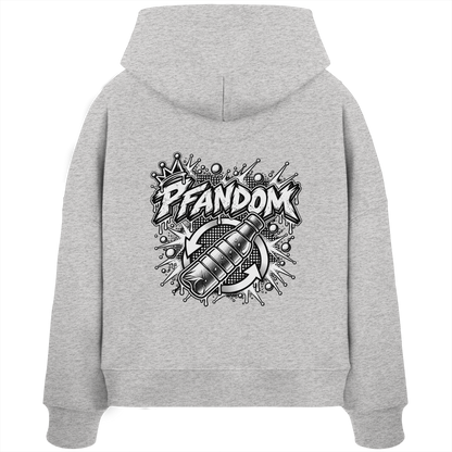 PFANDOM BASiCS  - Womens Organic Boxcut Hoodie