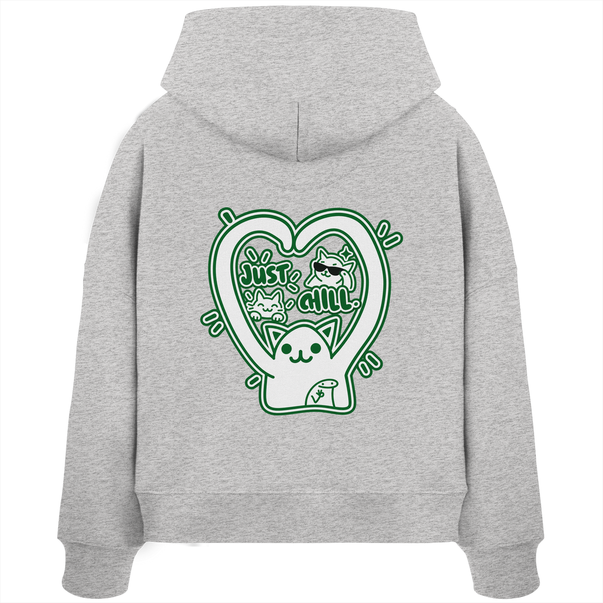 low CORTiSOL - Womens Organic Boxcut Hoodie