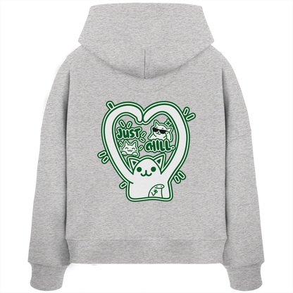 low CORTiSOL - Womens Organic Boxcut Hoodie