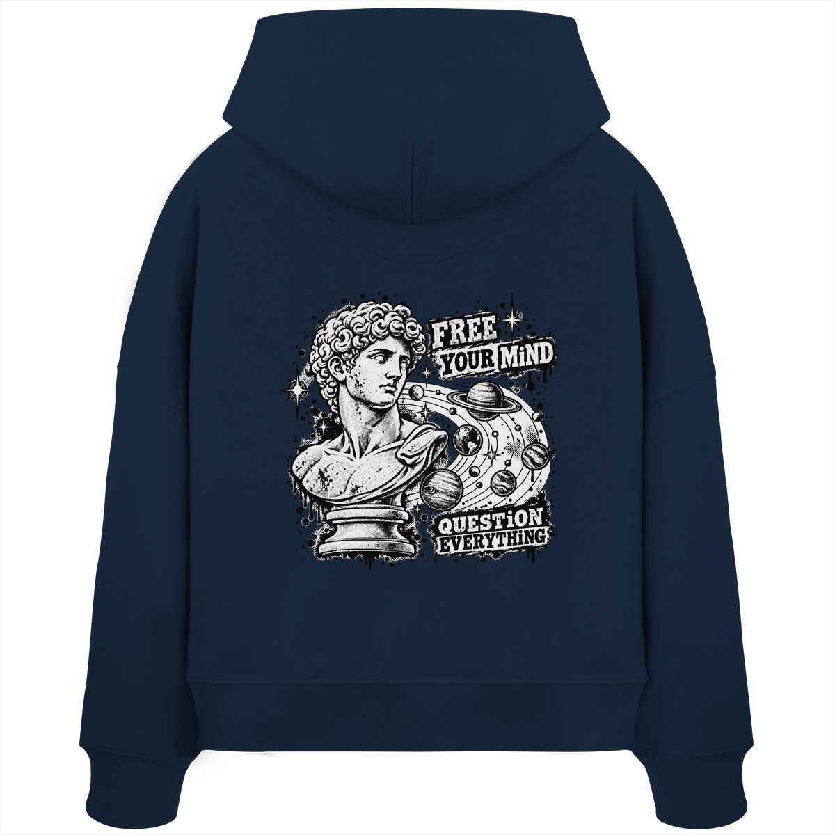 The Philosopher - Womens Organic Boxcut Hoodie