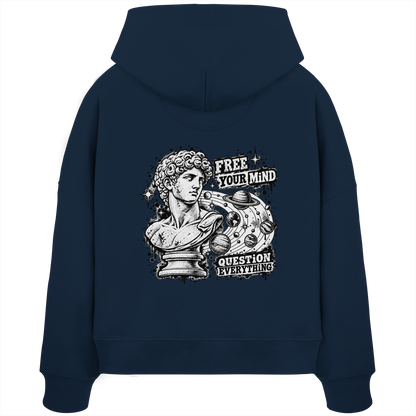 The Philosopher - Womens Organic Boxcut Hoodie