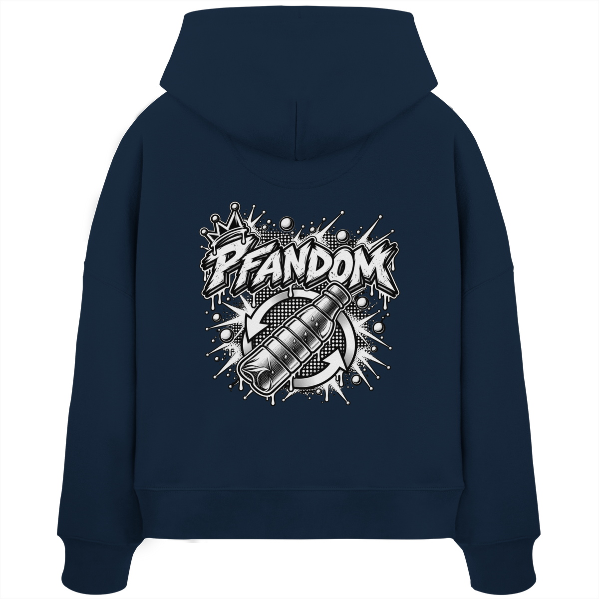 PFANDOM BASiCS  - Womens Organic Boxcut Hoodie