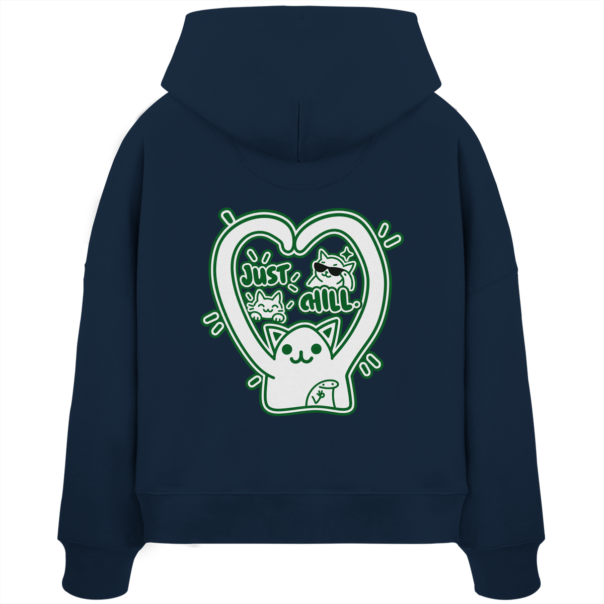 low CORTiSOL - Womens Organic Boxcut Hoodie