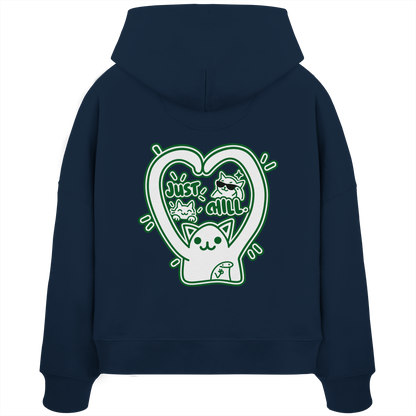 low CORTiSOL - Womens Organic Boxcut Hoodie