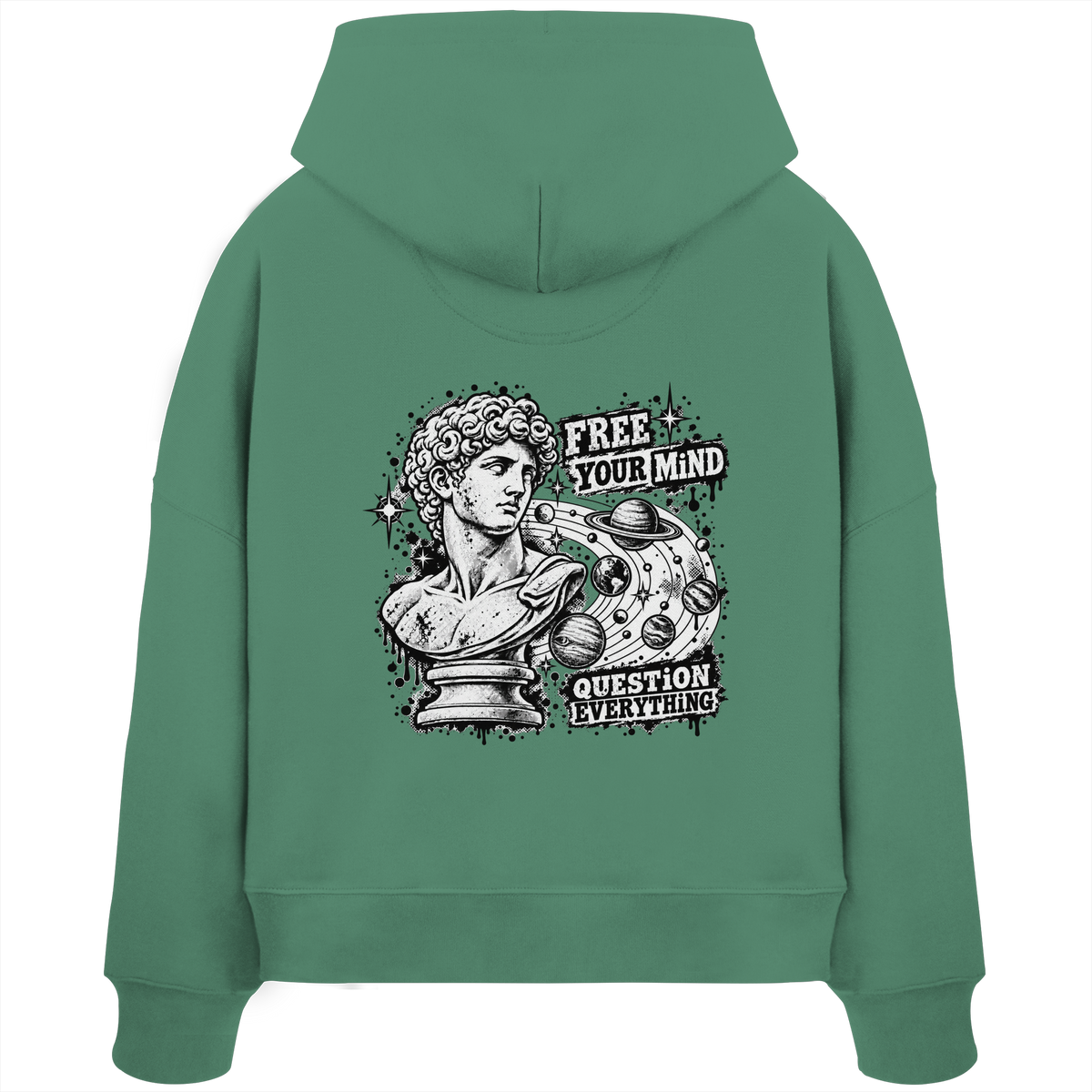 The Philosopher - Womens Organic Boxcut Hoodie