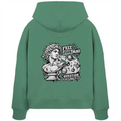 The Philosopher - Womens Organic Boxcut Hoodie