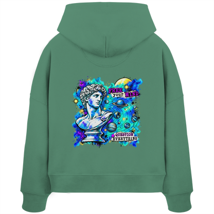 The Philosopher - Womens Organic Boxcut Hoodie