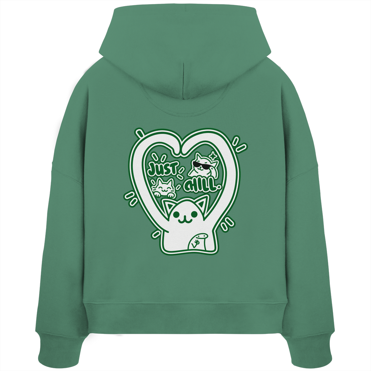 low CORTiSOL - Womens Organic Boxcut Hoodie