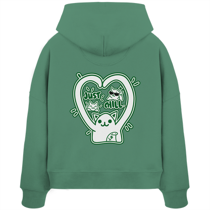 low CORTiSOL - Womens Organic Boxcut Hoodie