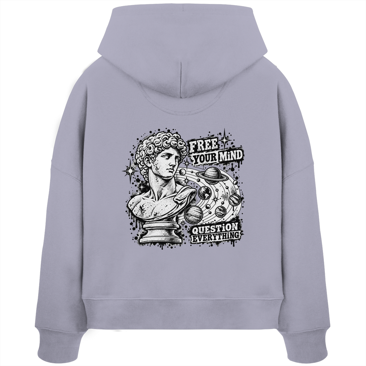 The Philosopher - Womens Organic Boxcut Hoodie