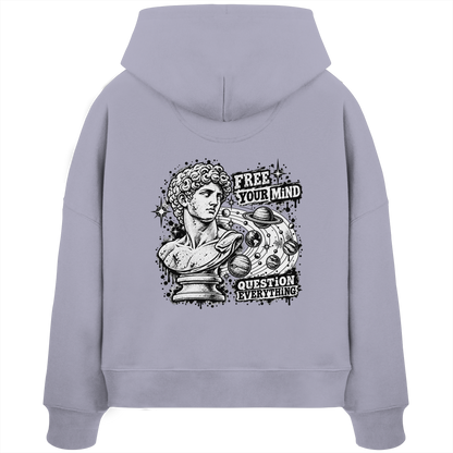 The Philosopher - Womens Organic Boxcut Hoodie