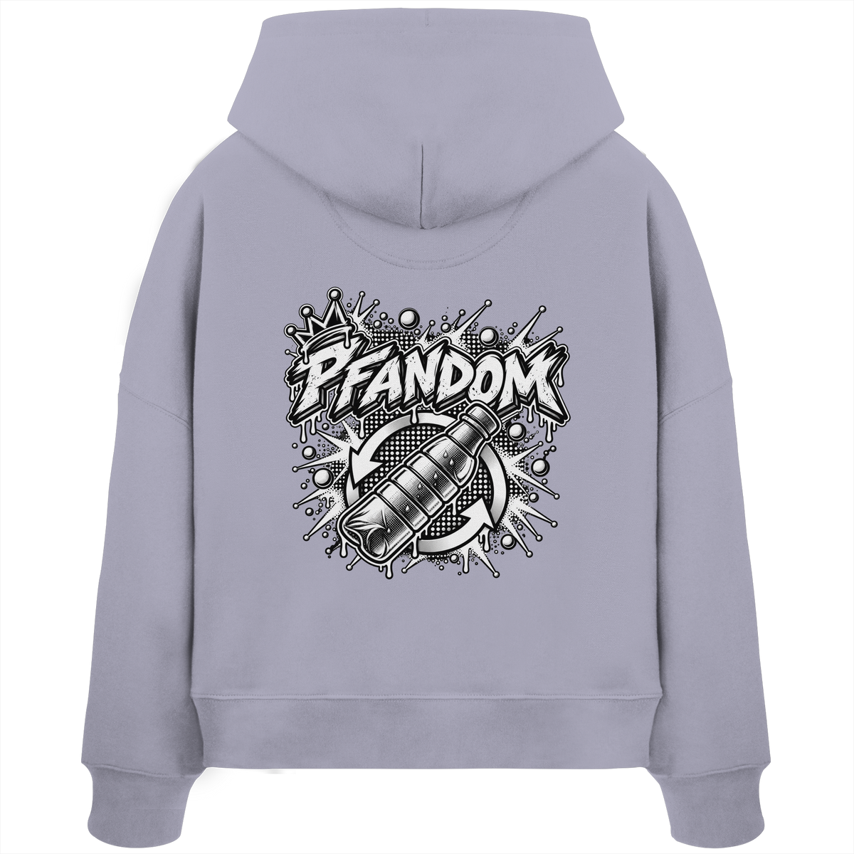 PFANDOM BASiCS  - Womens Organic Boxcut Hoodie