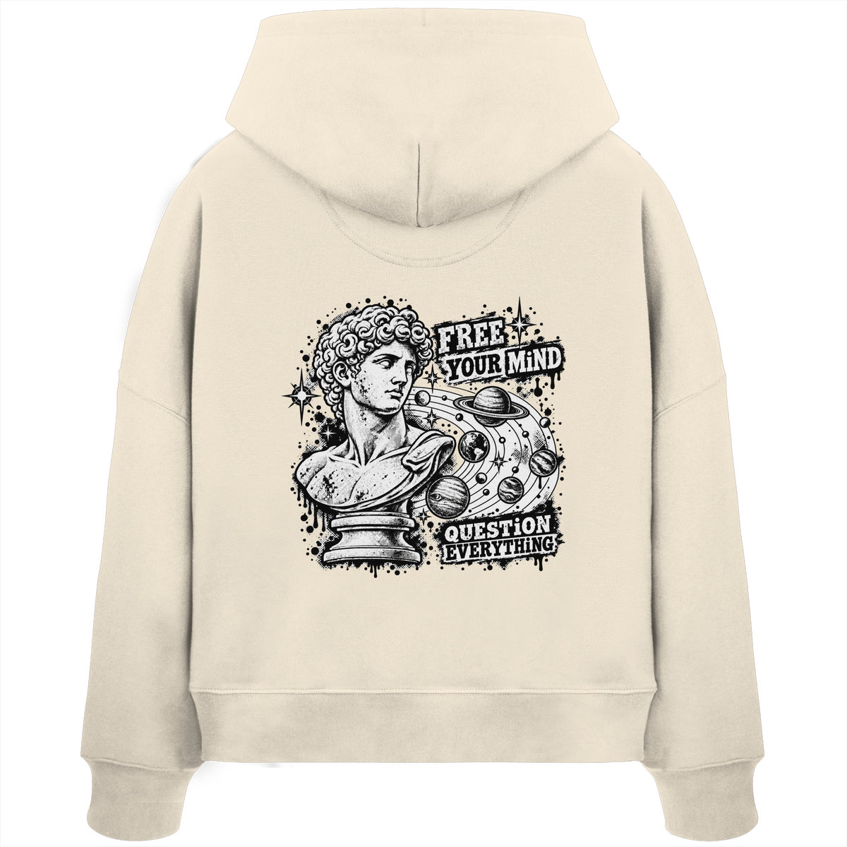 The Philosopher - Womens Organic Boxcut Hoodie